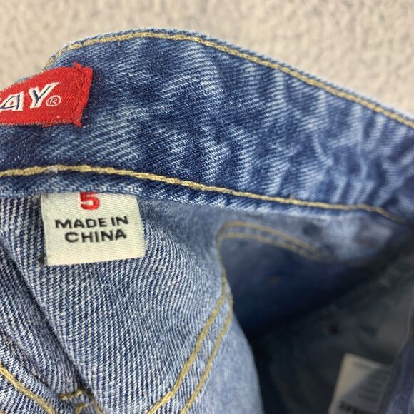 Y2K Baggy Jeans Union Bay Womens High Waist Straight Jrs 5 Vtg 90s Cotton - Picture 9 of 15